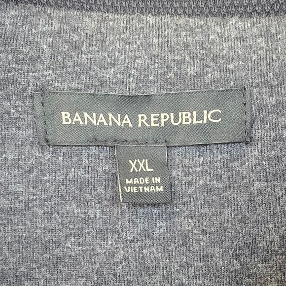 Banana Republic Mens Black Puffer Vest Quilted Full Zip Size XXL NWT - Picture 2 of 9